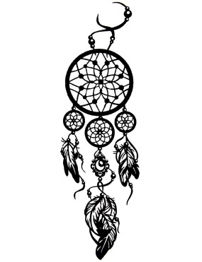 Quick Tattoo Glittersjabloon Dromenvanger