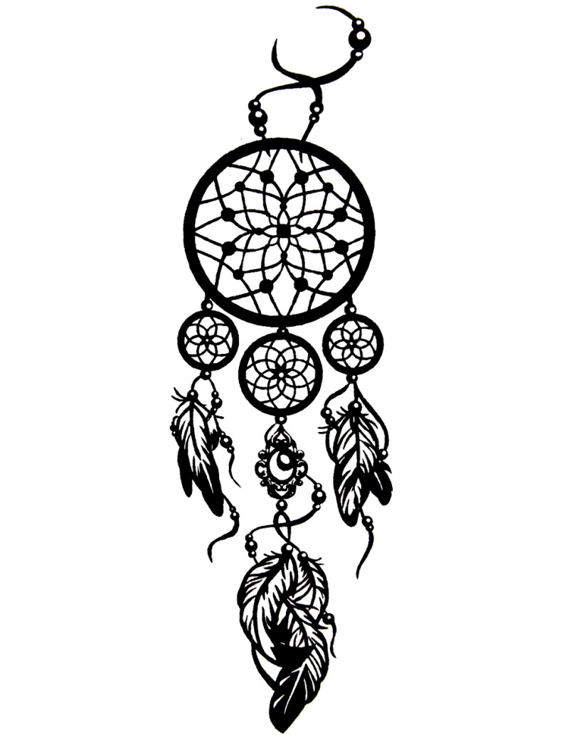 Quick Tattoo Glittersjabloon Dromenvanger