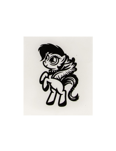 Quick Tattoo Glittersjabloon Pony