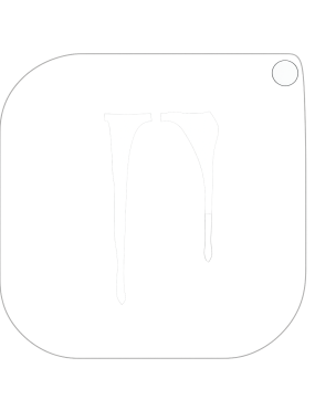 Grimas Sjabloon Template 136