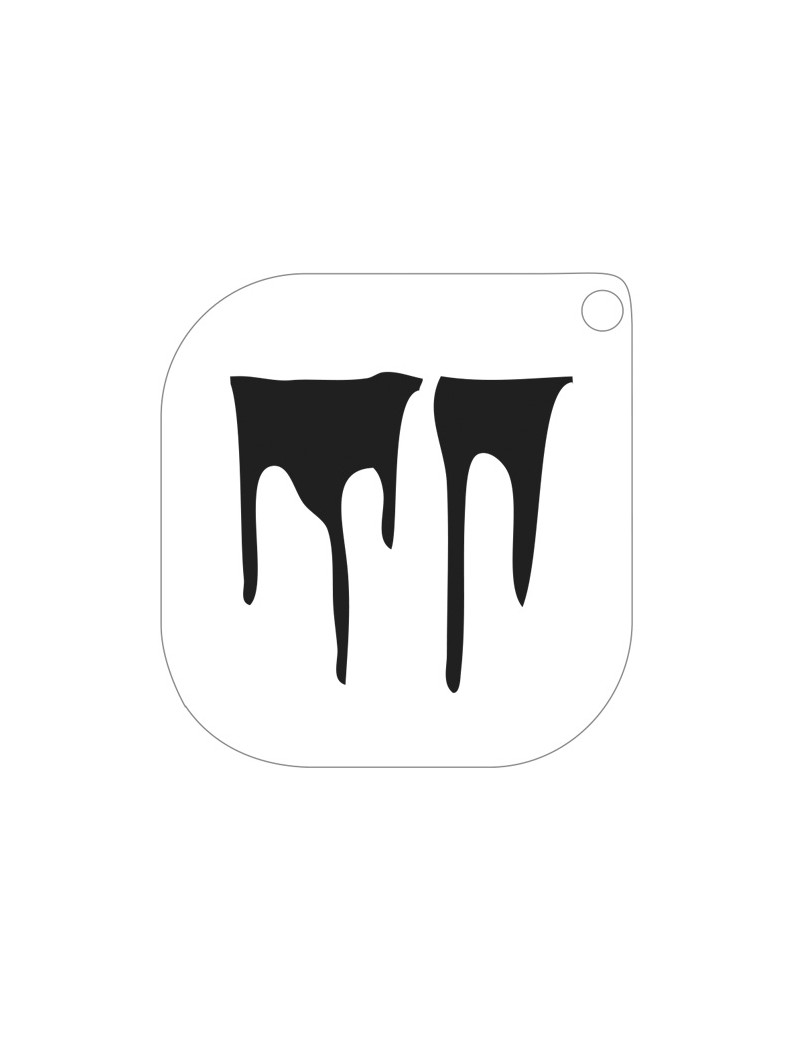 Grimas Sjabloon Template 137