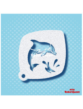 MRQ Face Paint Stencil | Dolly the Dolphin