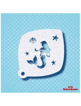 MRQ Face Paint Stencil | Mermaid