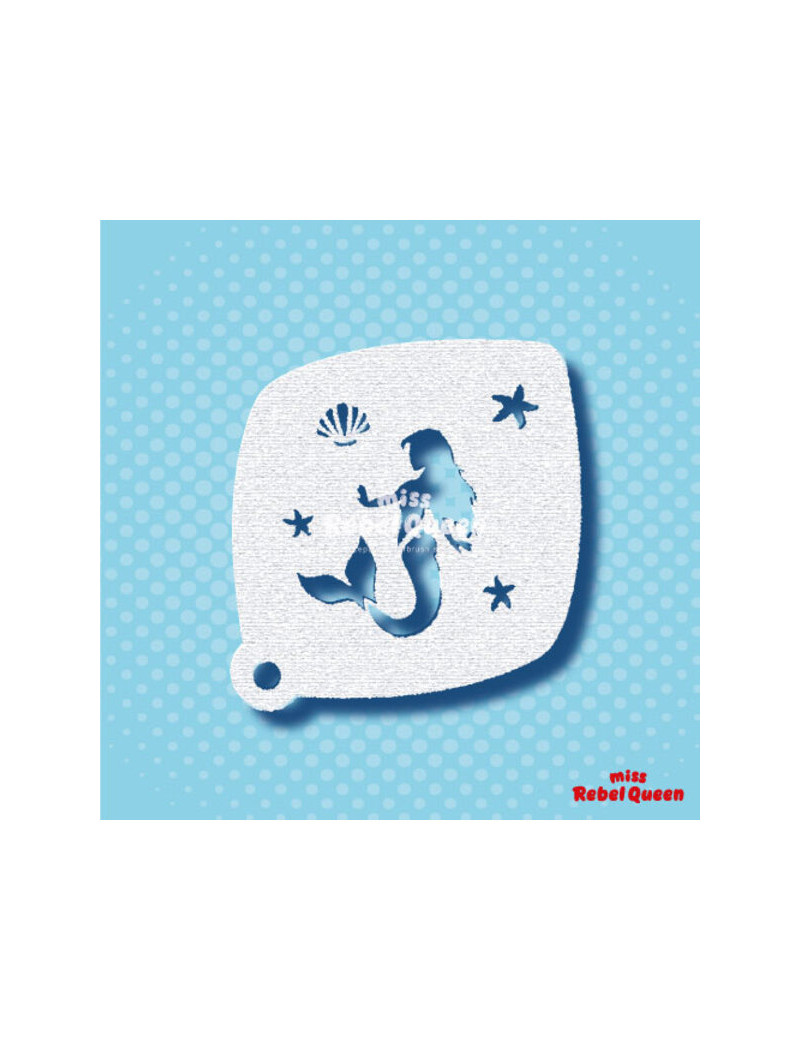 MRQ Face Paint Stencil | Mermaid
