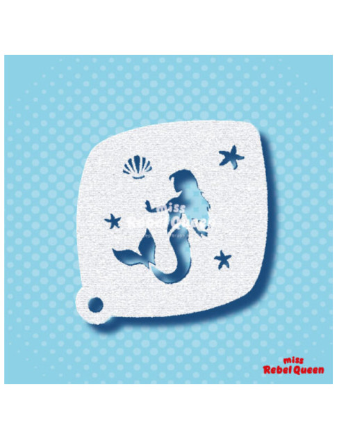 MRQ Face Paint Stencil | Mermaid