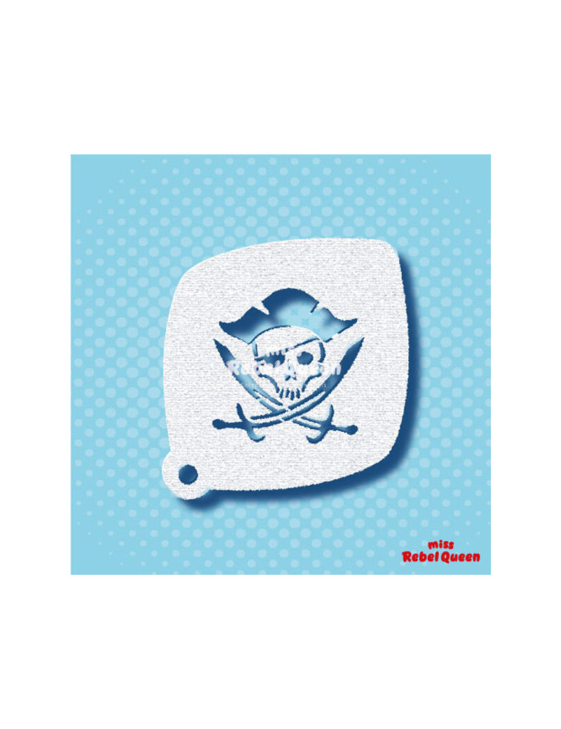 MRQ Face Paint Stencil | Pirate