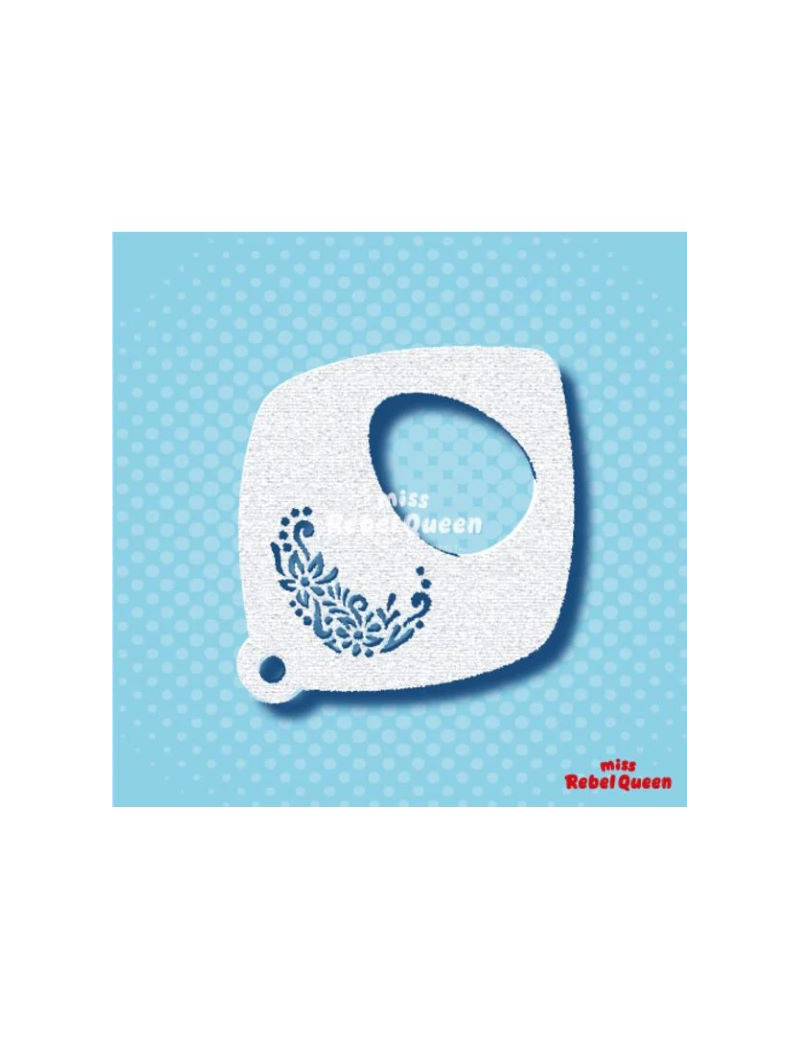 MRQ Face Paint Stencil | Paasei Swirl