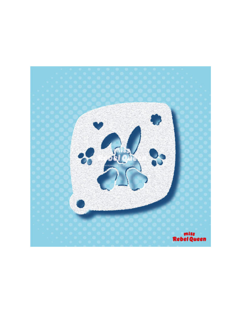 MRQ Face Paint Stencil | Bunny Butt