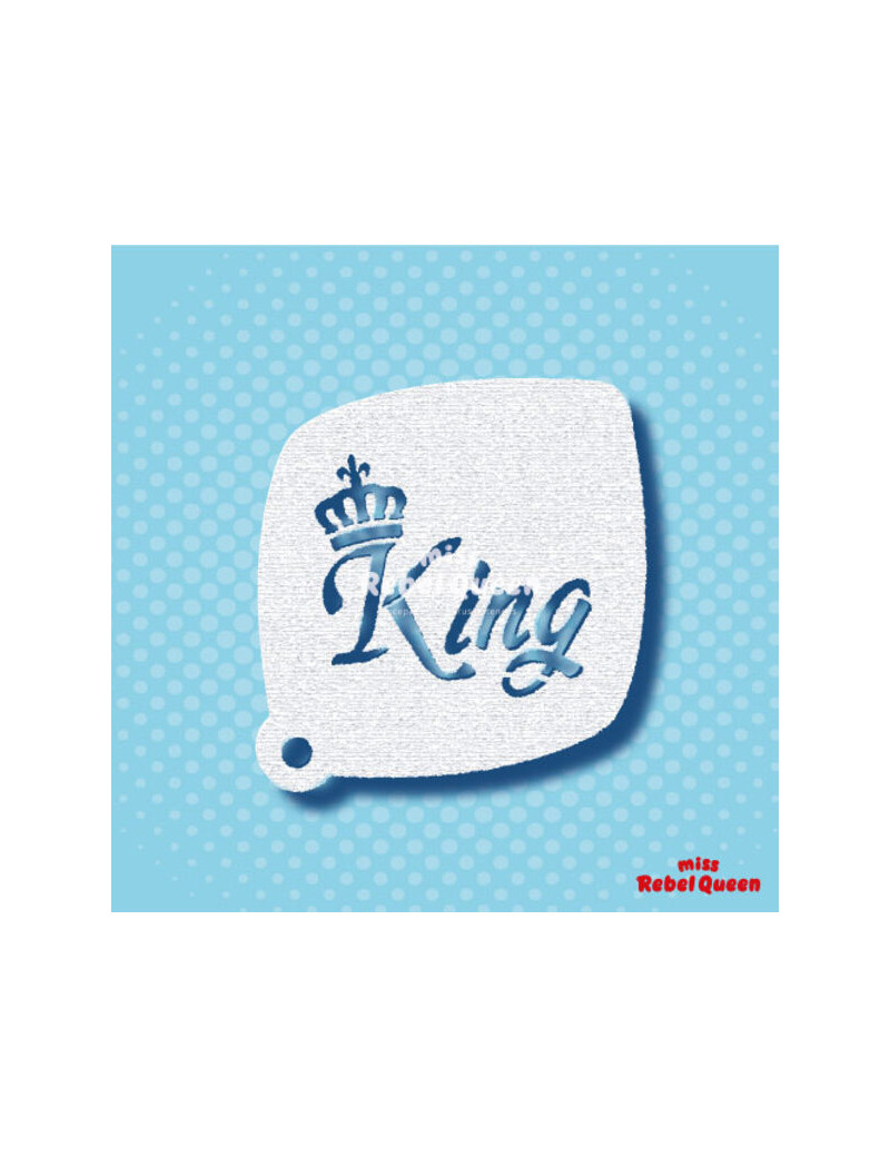 MRQ Face Paint Stencil | Good to be the King