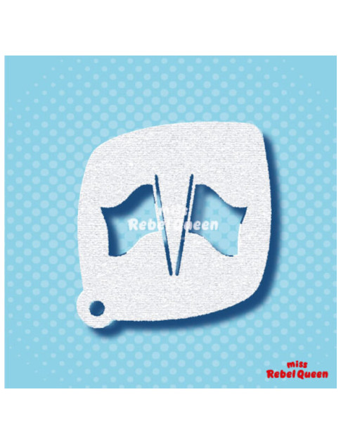 MRQ Face Paint Stencil | Vlaggen