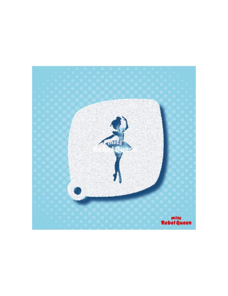 MRQ Face Paint Stencil | Bella Ballerina