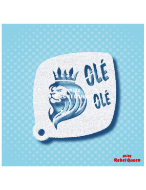 MRQ Face Paint Stencil | Olé Olé Leeuw