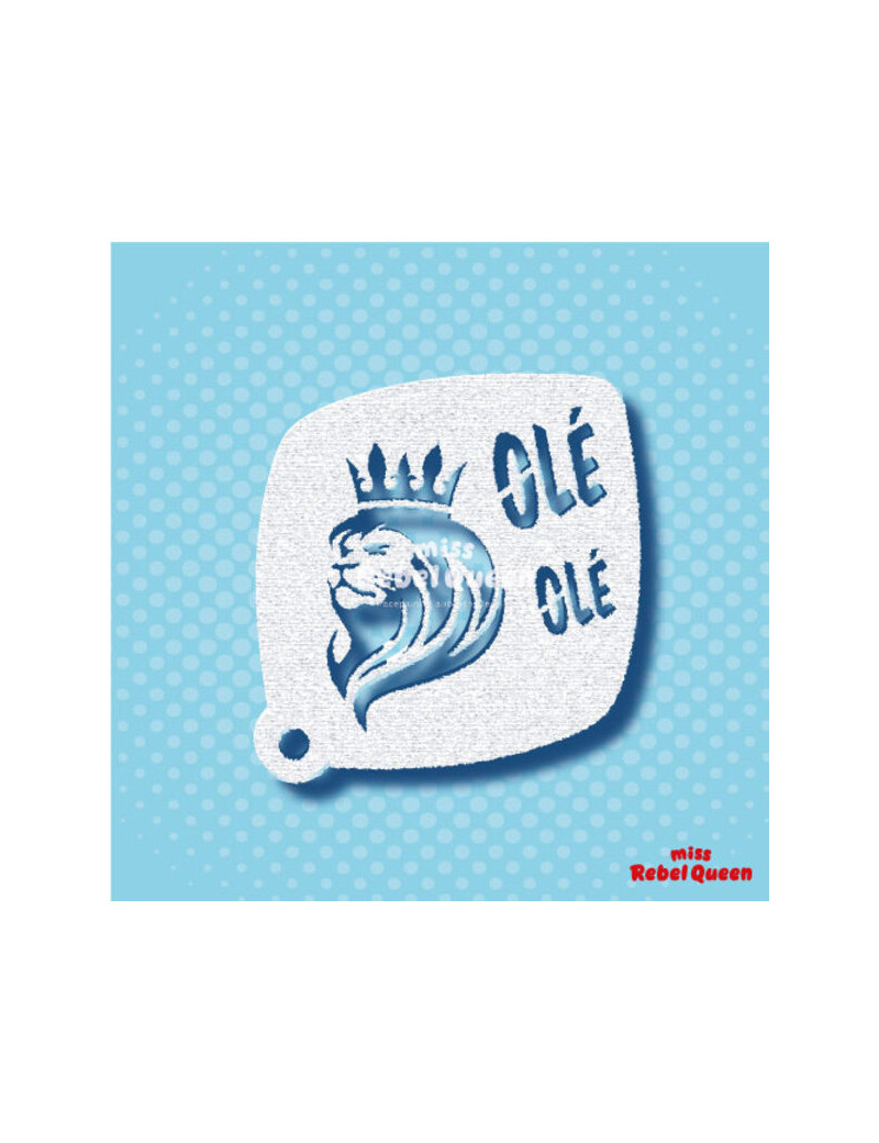 MRQ Face Paint Stencil | Olé Olé Leeuw