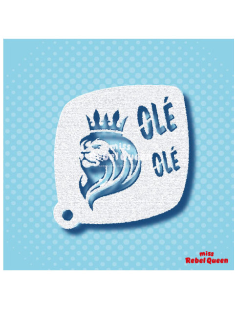 MRQ Face Paint Stencil | Olé Olé Leeuw