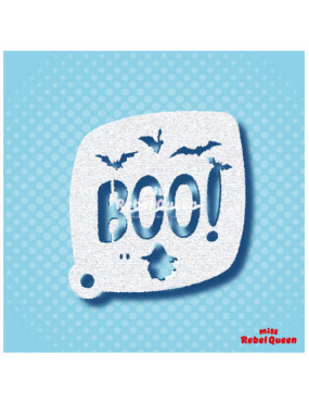 MRQ Face Paint Stencil | Boo Halloween
