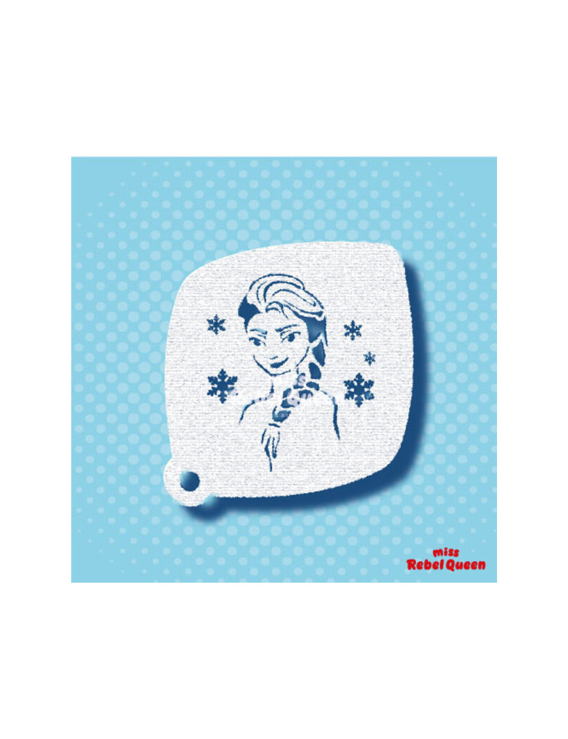 MRQ Face Paint Stencil | Queen of Snow