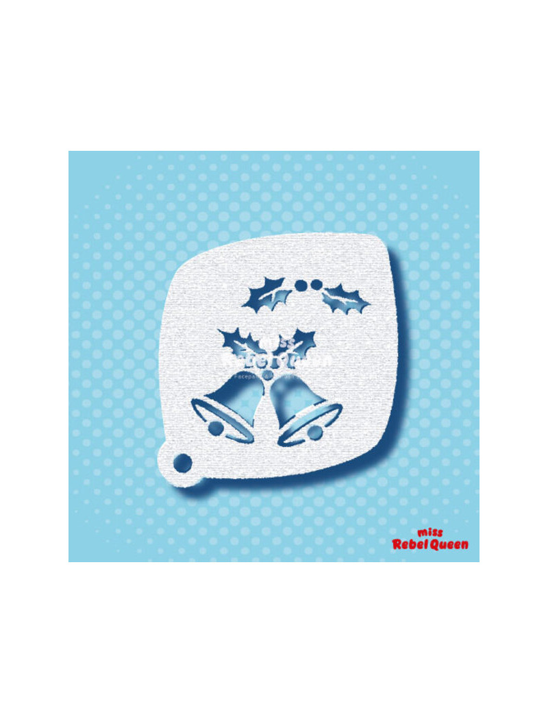 MRQ Face Paint Stencil | Christmass Bells