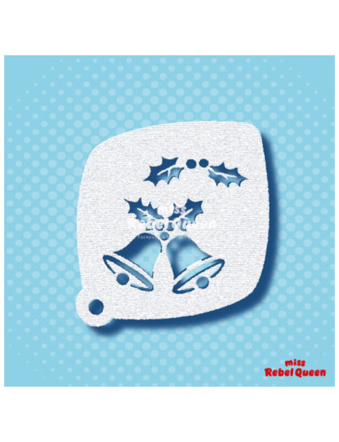 MRQ Face Paint Stencil | Christmass Bells