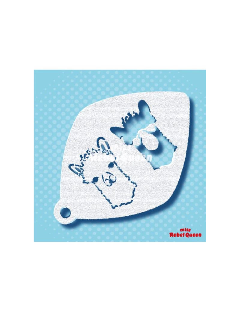 MRQ Face Paint Stencil | Al Pacalama