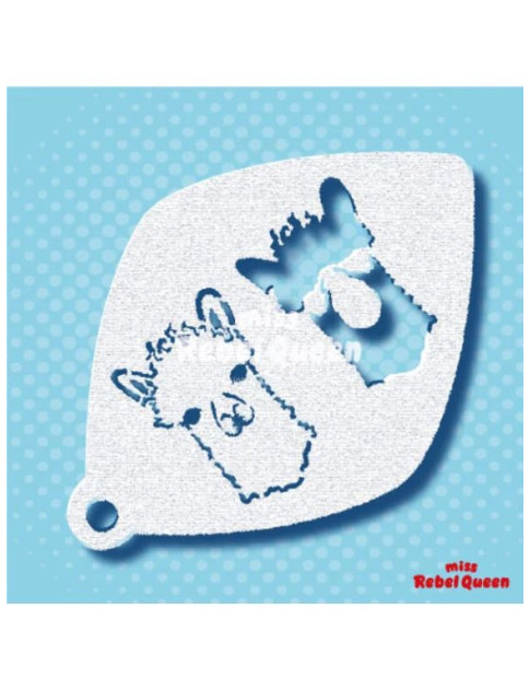MRQ Face Paint Stencil | Al Pacalama