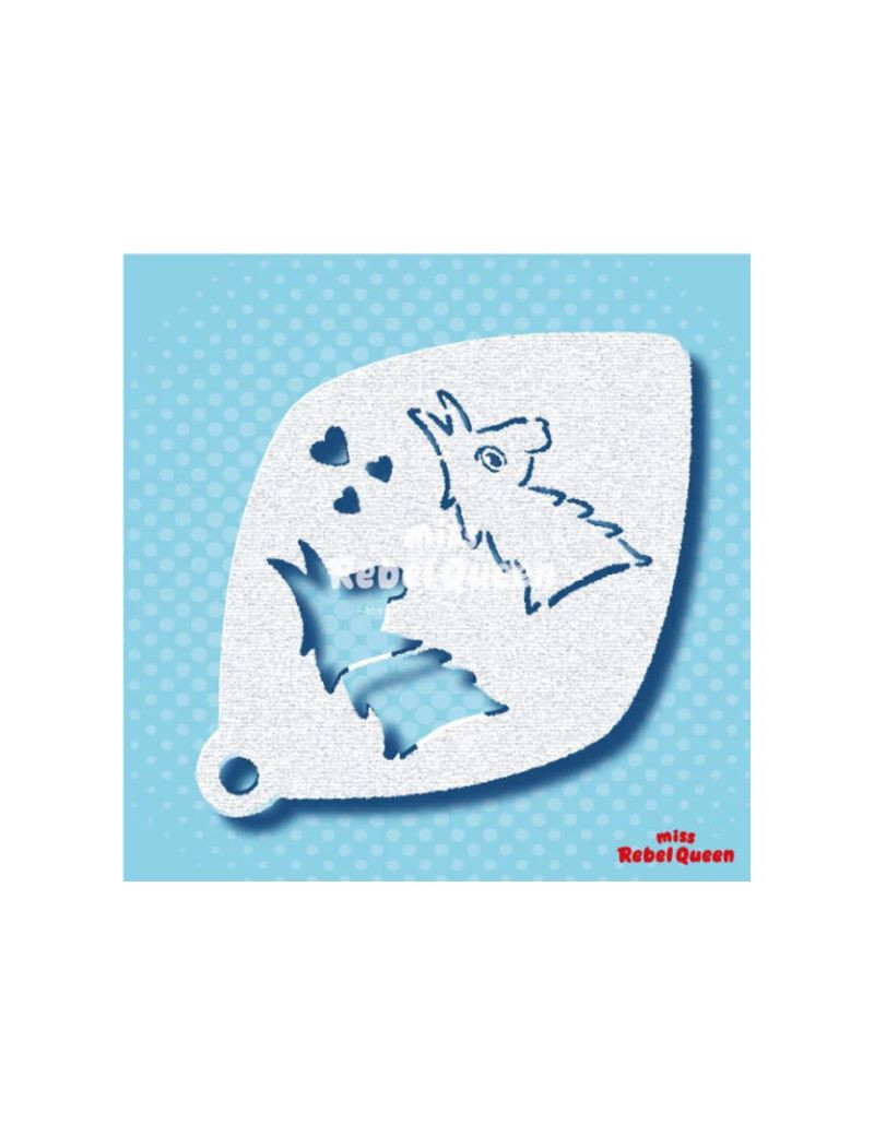 MRQ Face Paint Stencil | Lammy de Lama