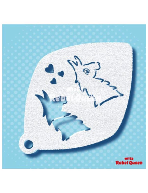 MRQ Face Paint Stencil | Lammy de Lama