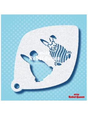 MRQ Face Paint Stencil | Bunny Paasei