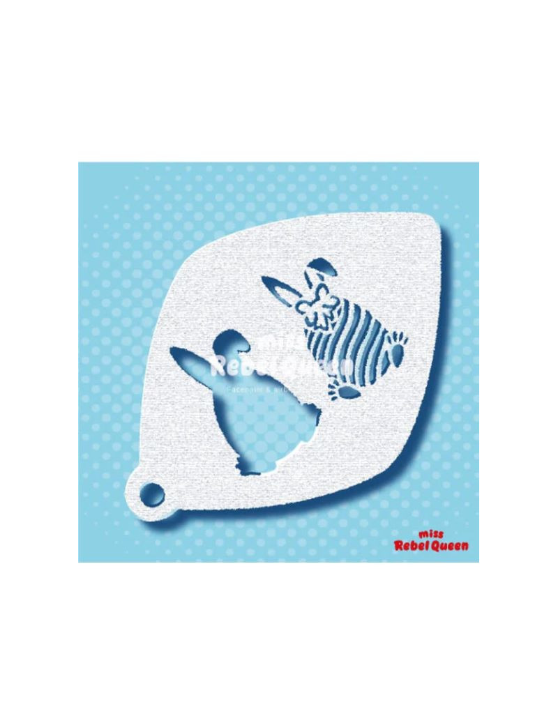 MRQ Face Paint Stencil | Bunny Paasei