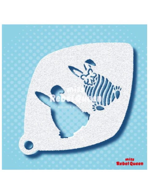 MRQ Face Paint Stencil | Bunny Paasei