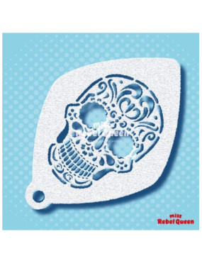 MRQ Face Paint Stencil | Sugar Skull