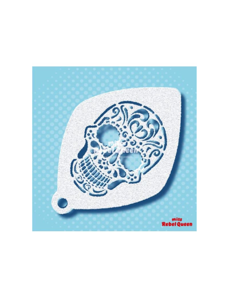 MRQ Face Paint Stencil | Sugar Skull