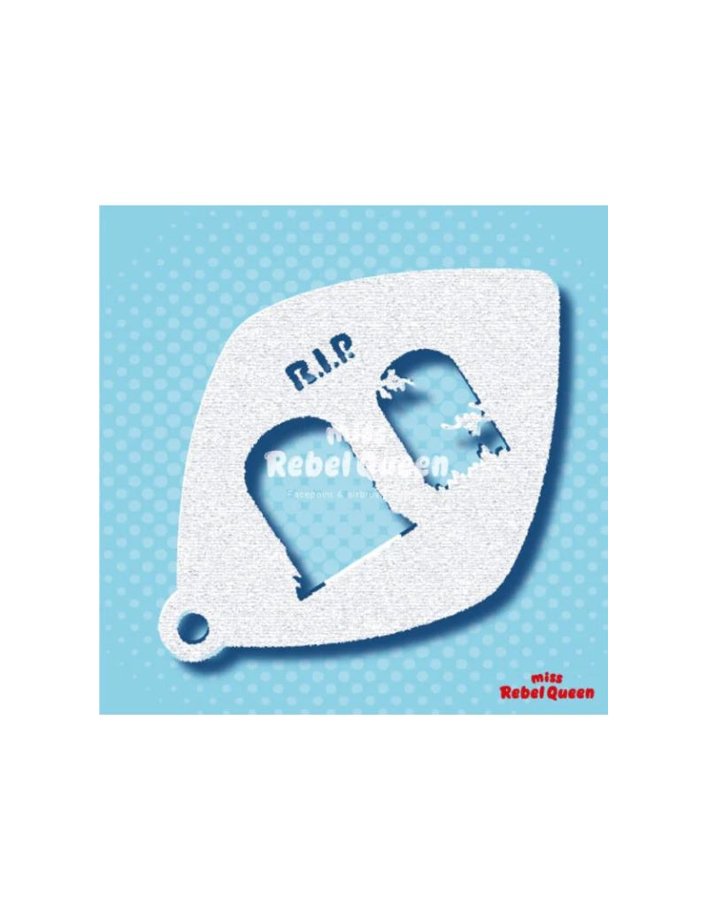 MRQ Face Paint Stencil | R.I.P. Halloween