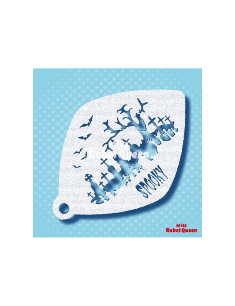 MRQ Face Paint Stencil | Creepy Kerkhof