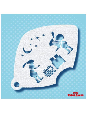 MRQ Face Paint Stencil | Dak Pietjes