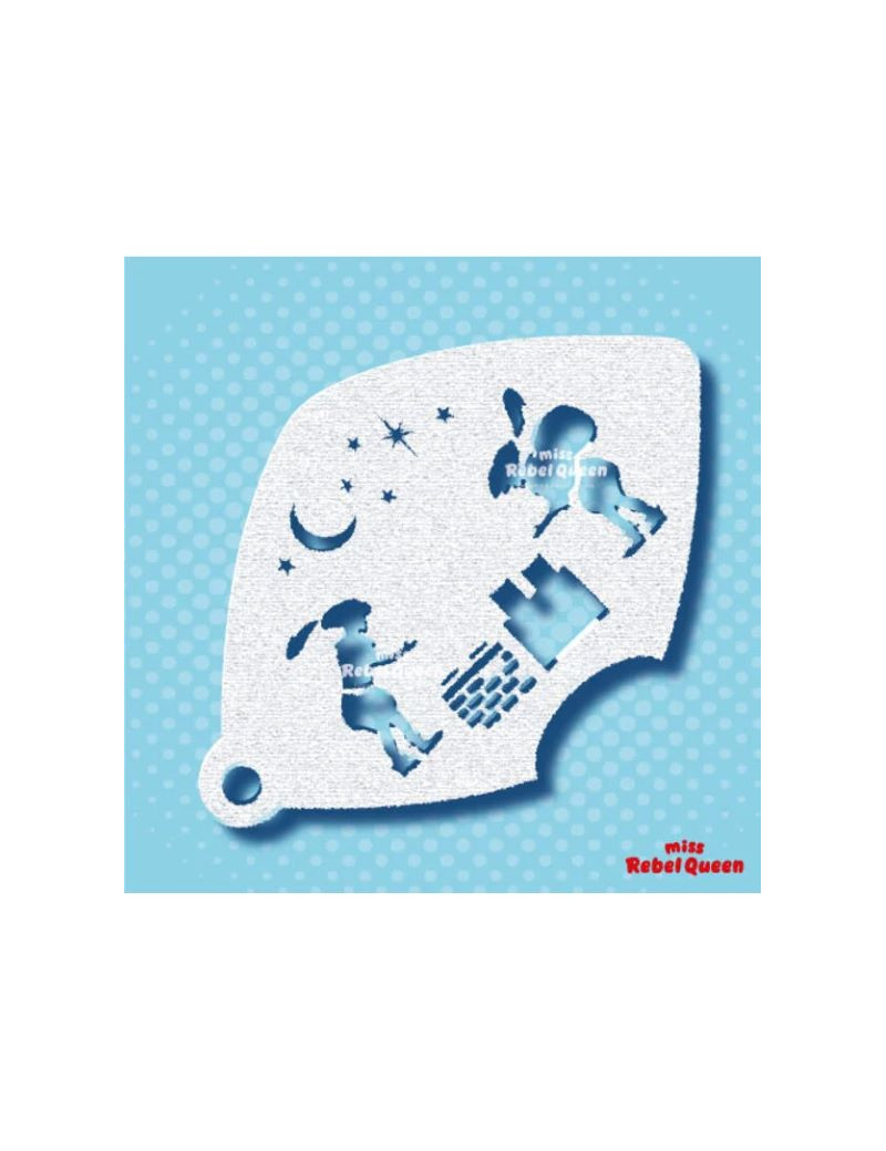 MRQ Face Paint Stencil | Dak Pietjes