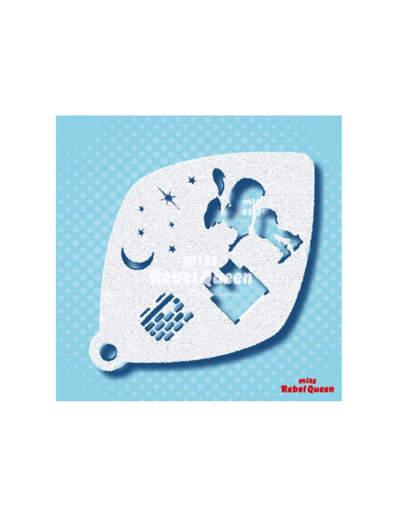 MRQ Face Paint Stencil | Schoorsteen Pietjes