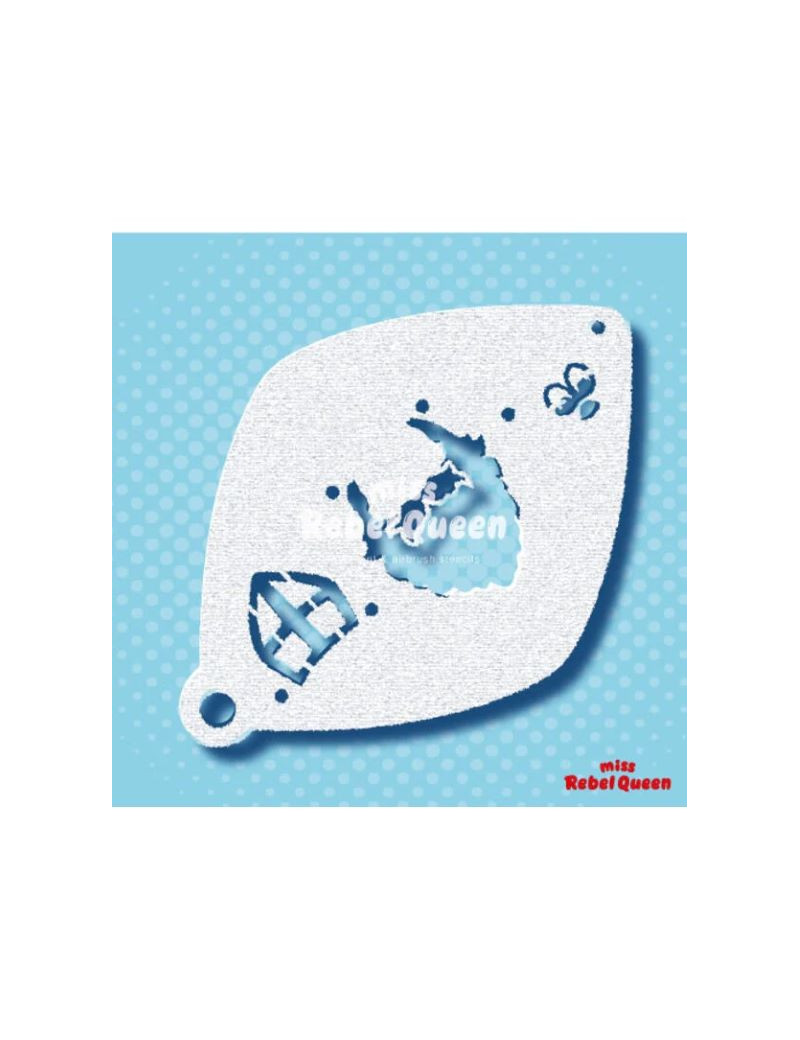 MRQ Face Paint Stencil | Sinterklaas
