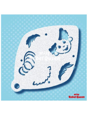 MRQ Face Paint Stencil | Pietje Pet