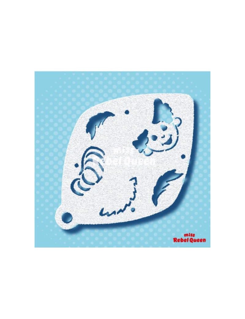 MRQ Face Paint Stencil | Pietje Pet