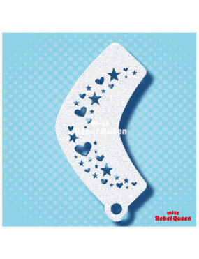 MRQ Face Paint Stencil | Hartjes en Sterretjes