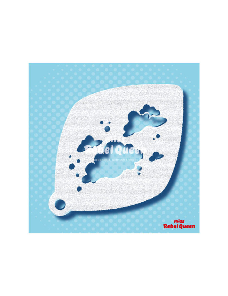 MRQ Face Paint Stencil | In the Cloud