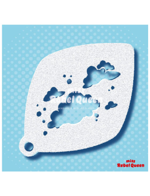 MRQ Face Paint Stencil | In the Cloud