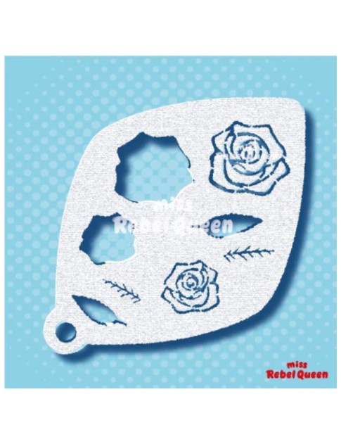 MRQ Face Paint Stencil | Roses are Red