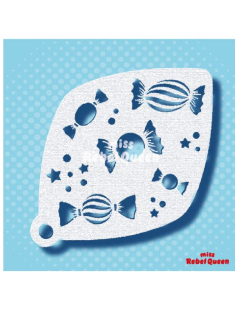 MRQ Face Paint Stencil | Sweet Candy Snoepjes