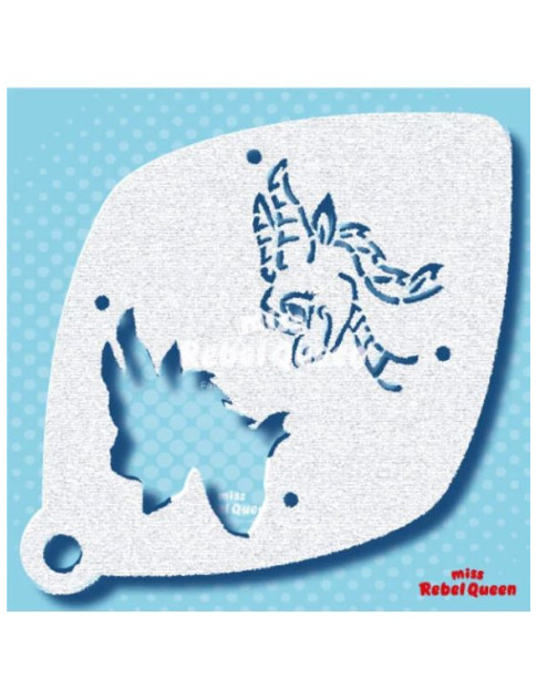 MRQ Face Paint Stencil | Dalphy the Dragon