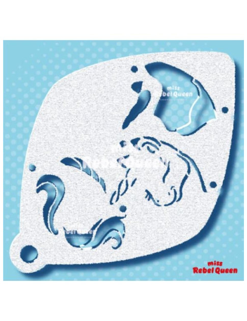 MRQ Face Paint Stencil | Unique the Unicorn