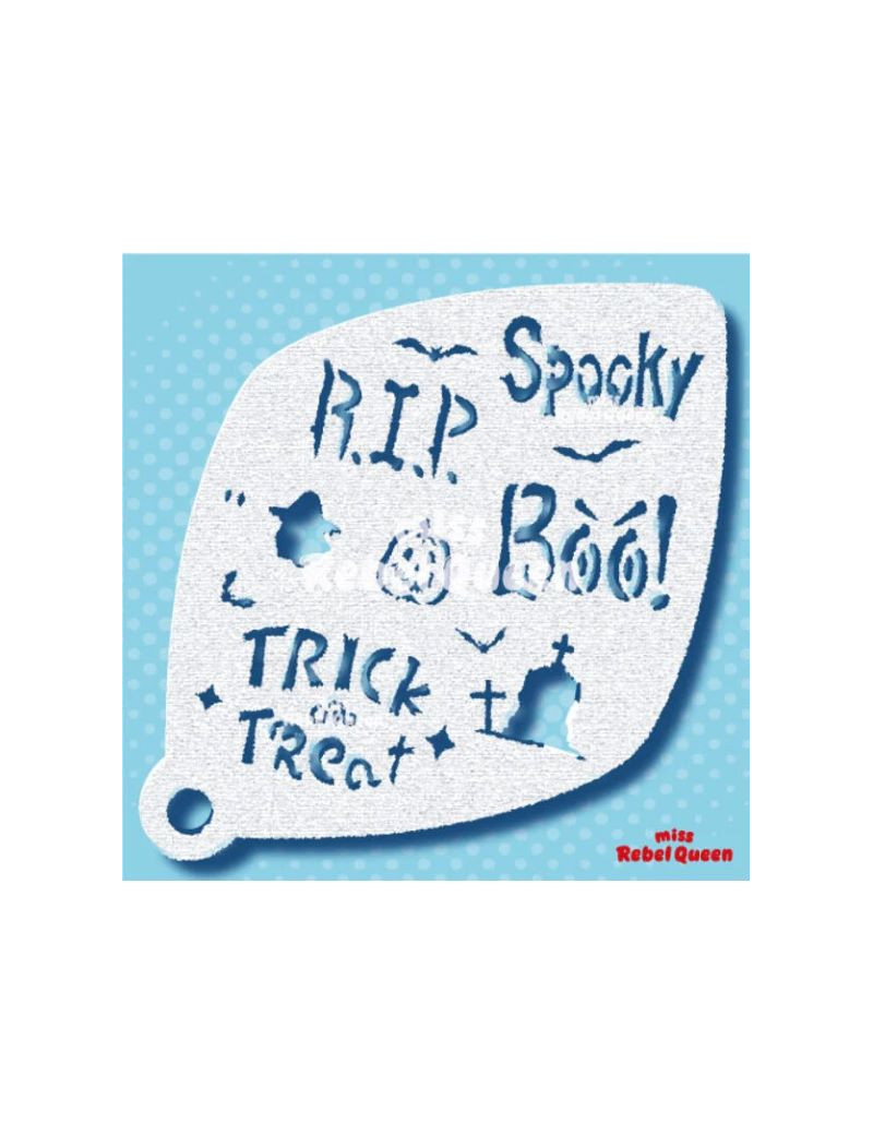 MRQ Face Paint Stencil | Halloween Special