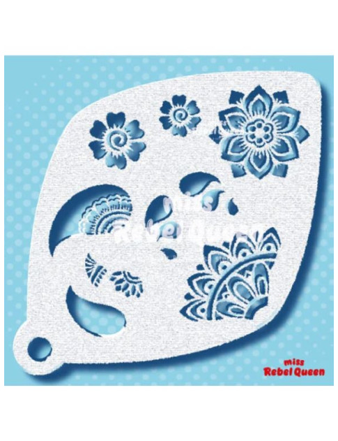 MRQ Face Paint Stencil | Perfect paisley