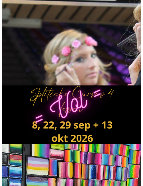 Splitcake cursus | De Schminkjuf